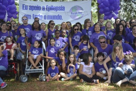 Parque da Cidade Sarah Kubitschek sedia ato de conscientização sobre epilepsia, na data conhecida como Purple Day (Foto: José Cruz/Agência Brasil)