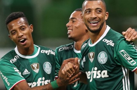 Em jogo com duas viradas e emoção até o final, o Palmeiras bateu o Grêmio por 4 a 3 (Foto: Agência Palmeiras/Divulgação)