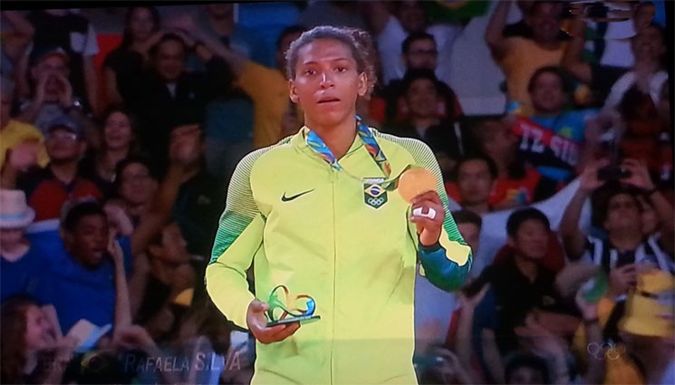 afaela Silva emocionou e encheu de orgulho os torcedores brasileiros 
