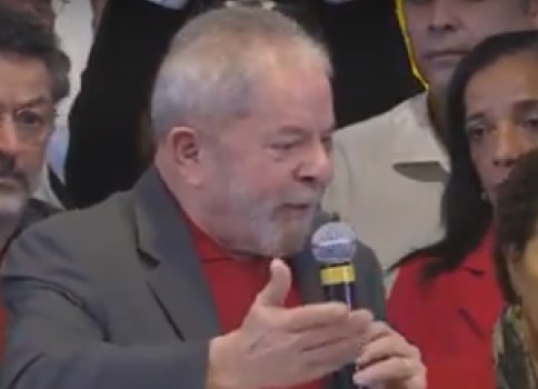 O ex-presidente Lula agora é réu na Justiça Federal por corrupção passiva e lavagem de dinheiro, juntamente com a ex-primeira dama Marisa Letícia, e será juulgado pelo juiz Sérgio Moro (Reprodução/TV)