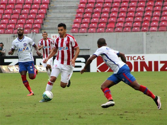 Com o empate sem gols, o Bahia segue sem perder na Série B há seis partidas consecutivas. (Foto: Náutico/Divulgação)