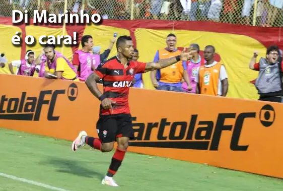 Autor de dois golaços e mais uma assistência, Marinho deu show no Barradão e garantiu  os 3 pontos do Vitória. 