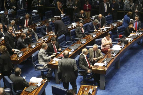O Senado aprovou, em segundo turno, o texto-base da Proposta de Emenda à Constituição do Teto de Gastos (Foto: Antonio Cruz/ Agência Brasil)