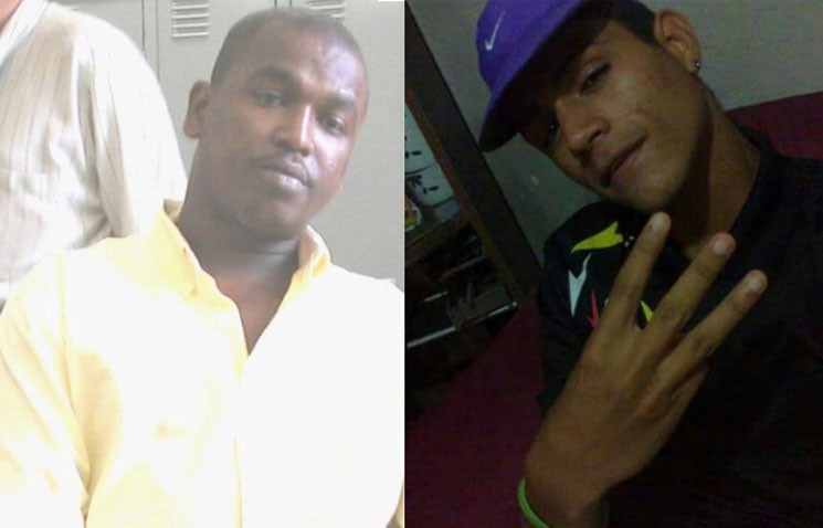 Edgar da Silva Santos, conhecido como Chocolate, é apontado como mandante do crime. Um dos executores é Patric Ribeiro (direita). Foto: SSP/Divulgação.