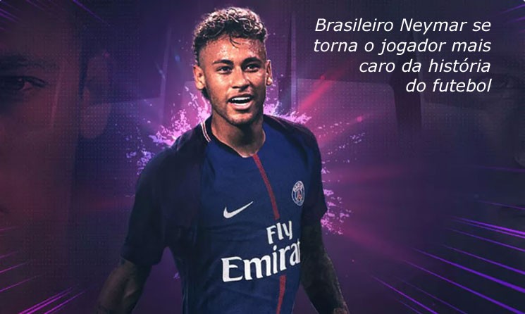 Neymar é o novo reforço do PSG (Foto: Reprodução/Site do PSG)