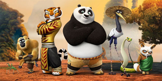  Kung Fu Panda ficará disponível para o público na Praça Central do shopping de 28 de setembro a 29 de outubro