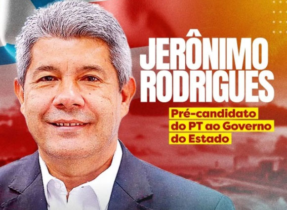 Jerônimo Rodrigues é o pré-candidato do PT ao Governo da Bahia; confira a nota do partido.