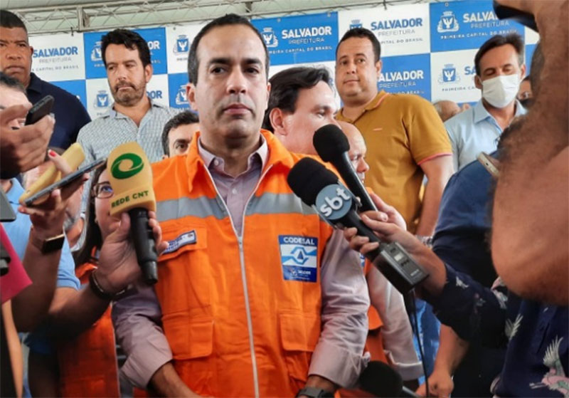 Operação Chuva 2022 em Salvador terá R$ 56 milhões de investimento, anuncia Bruno Reis.