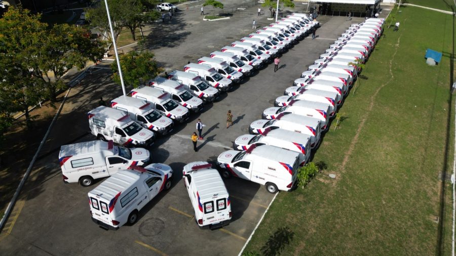 Governo da Bahia investe mais de R$ 11 milhões para aquisição de 41 novas ambulâncias