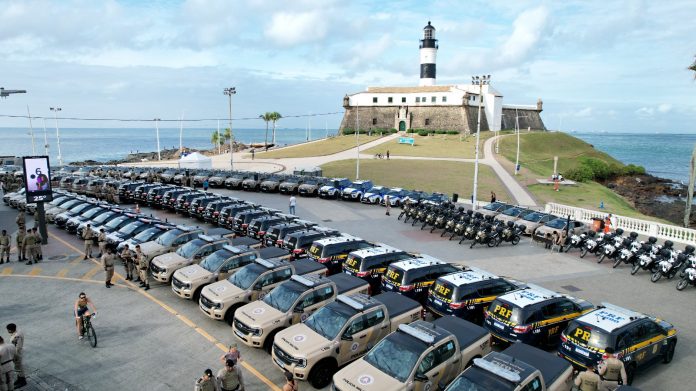 Bahia amplia  frota de viaturas e equipamentos para a segurança pública