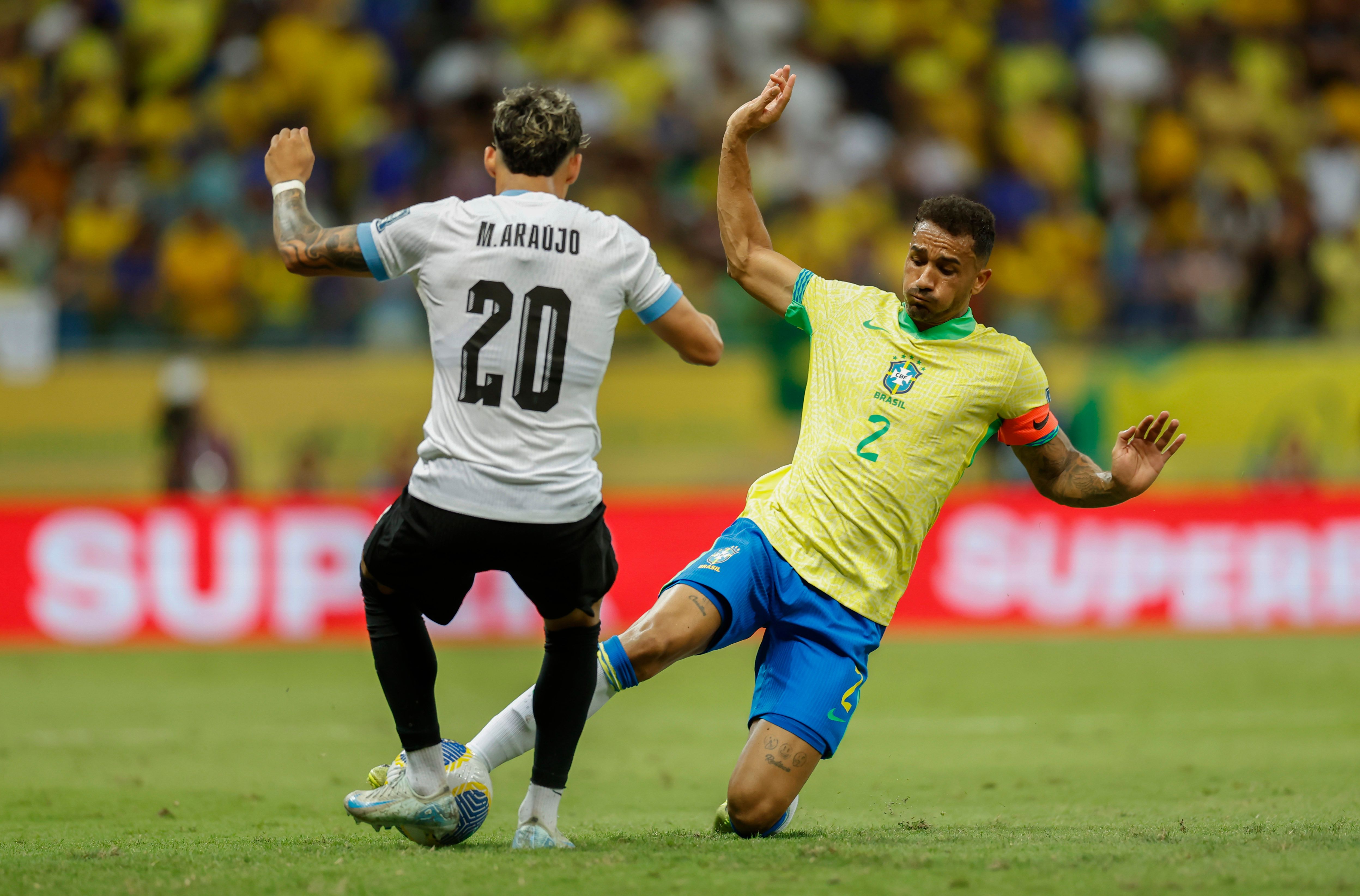 Brasil empata com o Uruguai em casa pôe encerra 2024  em 5° nas Eliminatórias