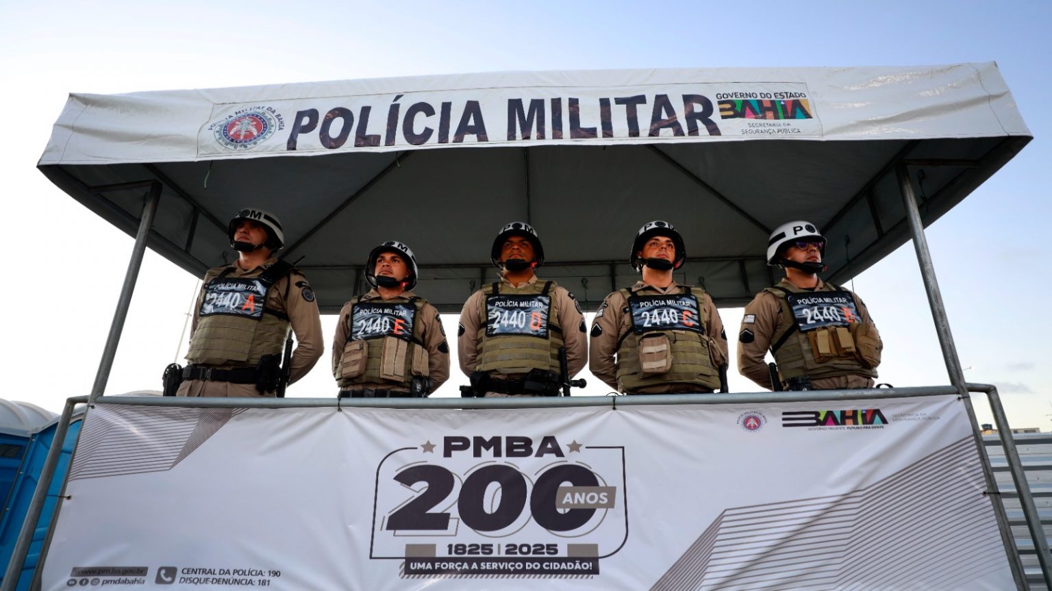 Forças de segurança reforçam os festejos de réveillon em Salvador com esquema especial