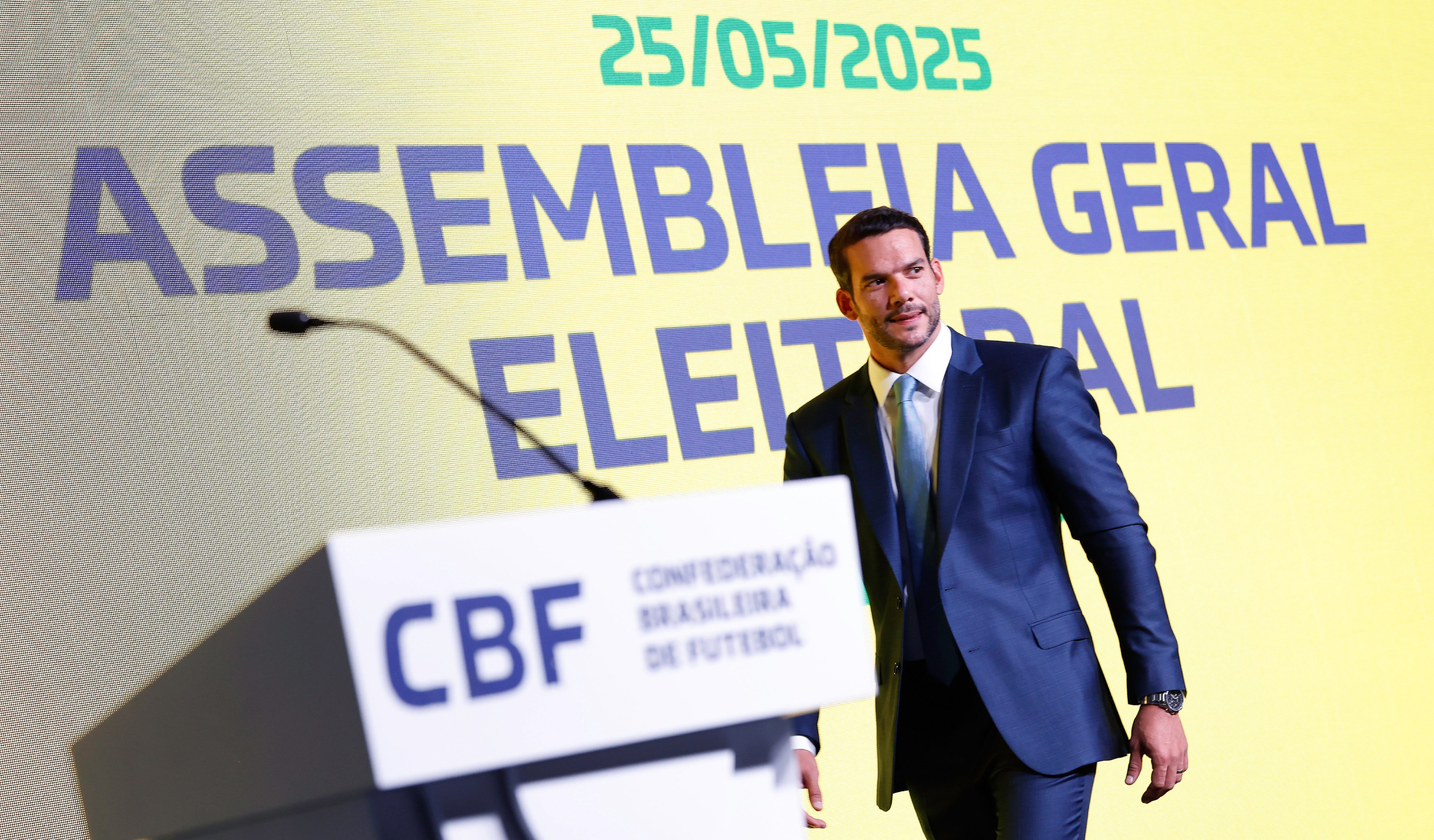 Samir Xaud é eleito presidente da CBF. Mandato vai até 2029.