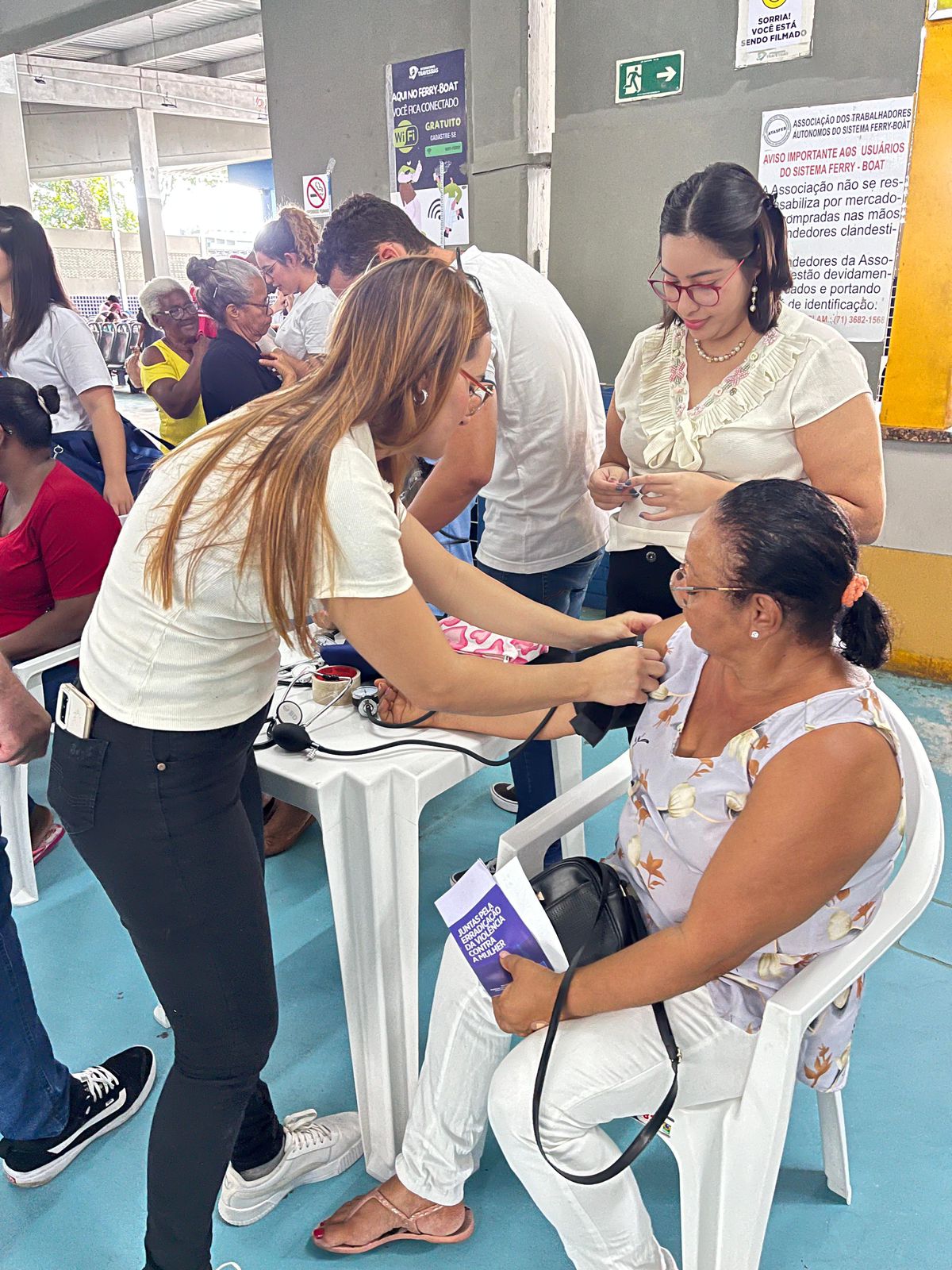 Feira de Saúde leva atendimento gratuito a usuários do ferry-boat  e comunidades de Salvador e Itaparica