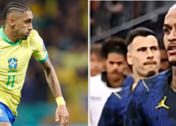 Raphinha e Wesley são cortados da seleção brasileira