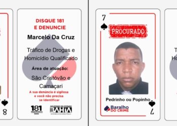 Confira aqui os dois novos membros do Baralho do Crime na Bahia