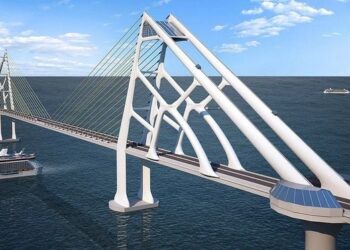 Bahia avança nas obras da Ponte Salvador–Itaparica com chegada de equipamentos