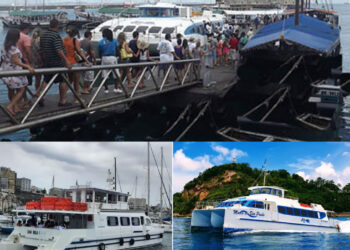 Catamarãs entre Salvador e Morro de São Paulo operam com lotação máxima nesta quinta-feira (2)