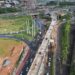 Obras do VLT avançam e alteram tráfego na BR-324 para lançamento de vigas