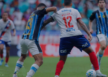 Bahia e Grêmio ficam  no empate em  1 a 1 e ampliam a má fase no Campeonato Brasileiro.