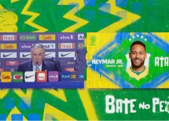 Carlos Ancelotti convoca seleção  brasileira para a Copa com presença de Neymar