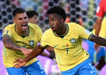 Vinicius Jr faz golaço  e Brasil empata com Marrocos na estreia da Copa