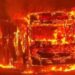 Ônibus é incendiado e bairro de São Cristóvão amanhece sem transporte